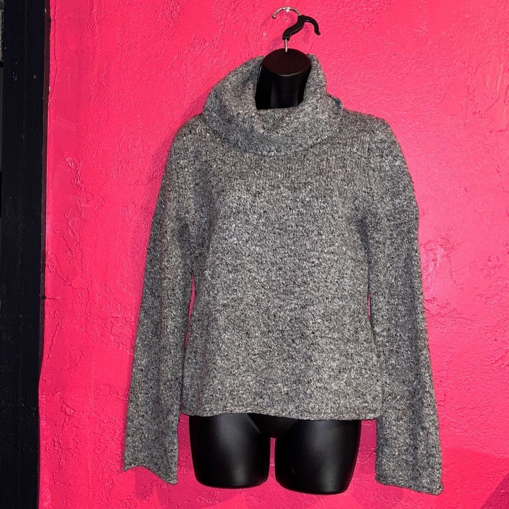 Express wool blend, academia, cottagecore cowl neck sweater. Size medium.